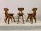 Brutalist Dining Chairs in Elm, 1960s, Set of 6 6