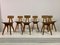 Brutalist Dining Chairs in Elm, 1960s, Set of 6 18