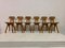 Brutalist Dining Chairs in Elm, 1960s, Set of 6 17