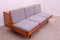 Klappbares Mid-Century Schlafsofa aus Nussholz von Nový Domov, 1970er 4