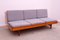 Mid-Century Folding Sofabed in Walnut by Nový Domov, 1970s 2