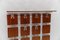 Large Walnut Wall Coat Rack with Chrome Hooks, 1960s, Image 5