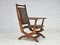 Vintage Danish Highback Rocking Chair, 1950s 1