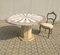 Round Dining Table with Marble Top 2