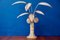 Lámpara de palma vintage de ratán, años 70. Juego de 2, Imagen 3
