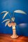 Lámpara de palma vintage de ratán, años 70. Juego de 2, Imagen 20