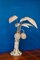 Lámpara de palma vintage de ratán, años 70. Juego de 2, Imagen 7