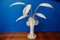 Lámpara de palma vintage de ratán, años 70. Juego de 2, Imagen 4