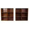 Bookcases in Light Mahogany attributed to Mogens Koch and Rud Rasmussen, 1960s, Set of 2 1