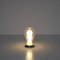 Mid-Century Murano Glass Lamp Bulb-Shaped with Chromed Base, Italy, 1960s 1