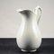Weißer Amphora Keramikkrug, 1800er 1