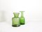 Mid-Century Modern Green Vases attributed to Erik Hoglund for Kosta, Sweden, 1960s, Set of 6, Image 7