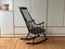 Danish Black Rocking Chair, 1950s 10