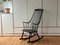 Rocking Chair Noire, Danemark, 1950s 5