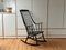 Danish Black Rocking Chair, 1950s 4