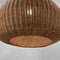 Mid-Century Swedish Rattan Wicker Pendant, 1960s 11