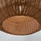 Mid-Century Swedish Rattan Wicker Pendant, 1960s, Image 13