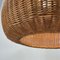 Mid-Century Swedish Rattan Wicker Pendant, 1960s 9