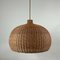 Schwedische Mid-Century Hängelampe aus Rattan, 1960er 2