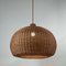 Schwedische Mid-Century Hängelampe aus Rattan, 1960er 5