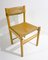 Mid-Century Modern Holz & Leder Stühle, Italien, 1960er, 6 . Set 3