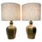 Mid-Century Modern Bronze Table Lamps, Set of 2, Image 1