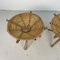 French Wicker Stools, 1970s, Set of 2 3