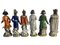 Figuras de soldados de cerámica de Capodimonte. Juego de 6, Imagen 3