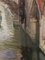 Gino Salviati, Rio Muazzo, Venecia, siglo XX, óleo sobre lienzo, Enmarcado, Imagen 7