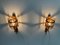 Mid-Century Italian Bamboo Wall Lamps, Italy, 1950s, Set of 2 6