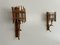 Mid-Century Italian Bamboo Wall Lamps, Italy, 1950s, Set of 2 1