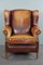 Vintage Brown Leather Armchair 2