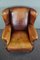 Vintage Brown Leather Armchair 6