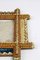 Tramp Art Photo Frame with Gilt Elements & Velvet , Austria. 1890s 18