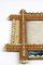 Tramp Art Photo Frame with Gilt Elements & Velvet , Austria. 1890s 17