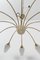 Sputnik Chandelier in Brass & Glass 5