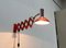 Mid-Century German Space Age Scissor Wall Lamp from Hustadt Leuchten, 1960s, Set of 2 1