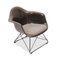 Vintage LAR Armchair in Fibreglass with Cat's Cradle Base Seat Cushion by Charles & Ray Eames for Herman Miller, Image 3