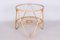 Small Mid-Century Table in Rattan & Glass by Alan Fuchs for Uluv, Former Czechoslovakia, 1940s, Image 1