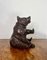 Large Antique 19th Century Victorian Carved Black Forest Bear, 1860s 4