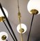 Lampadario vintage in ottone, anni '70, Immagine 7