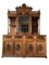 Vintage French Walnut and Pine Sideboard with Showcase, Image 1