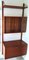 Danish Royal System Teak String Shelf with Showcase and Bar by Poul Cadovius, 1960s, Set of 3, Image 1