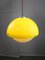 Space Age Yellow Acrylic Glass Pendant Lamp, 1970s, Image 6