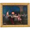 Louis Marie De Schryver, Art Deco Interior with Ladies at Teatime, 1928, Oil on Canvas, Framed 1