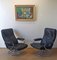 Fauteuil Scandinave en Cuir, 1970s 15