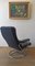 Fauteuil Scandinave en Cuir, 1970s 6