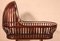 Curved Mahogany Cradle, 1800s 9