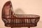 Curved Mahogany Cradle, 1800s, Image 9