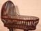 Curved Mahogany Cradle, 1800s, Image 6